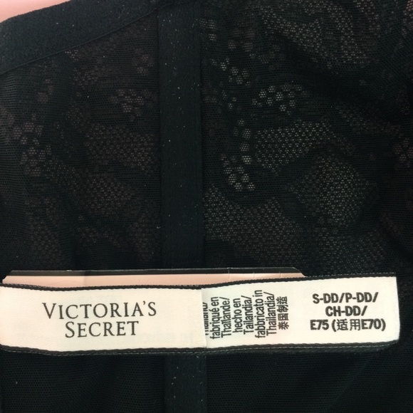 VS Dream Angels Black Lace Corset Bra NWT - Picture 7 of 8